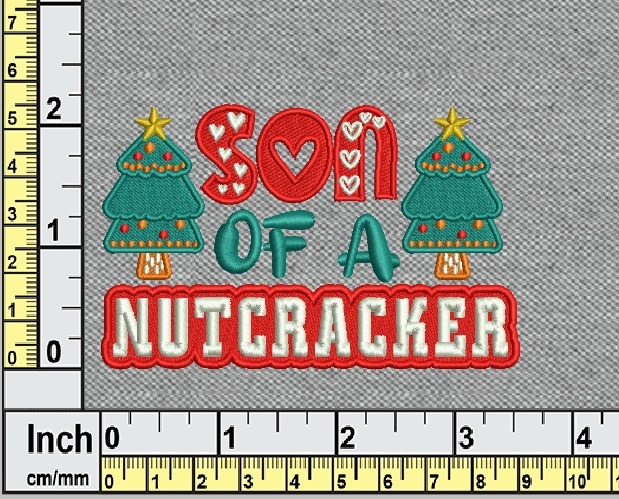 Son of a Nutcracker Embroidery Design