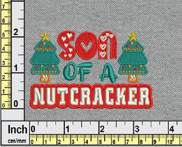 Son of a Nutcracker Embroidery Design