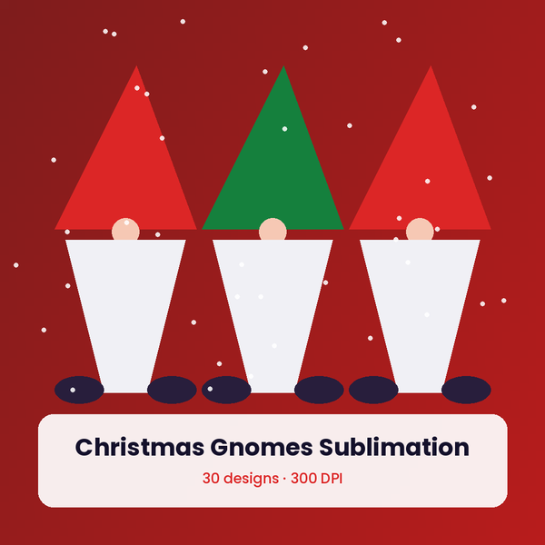 Christmas Gnomes Sublimation Pack
