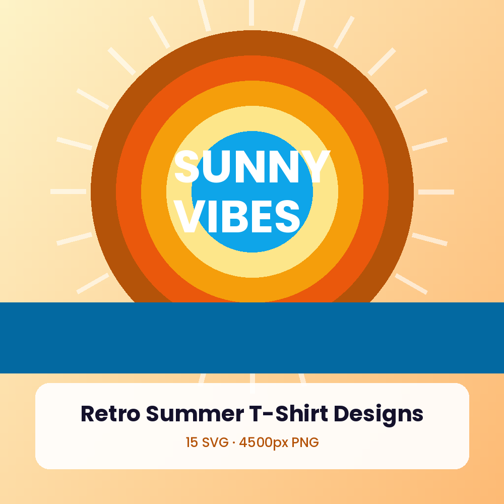 Retro Summer T-Shirt Designs