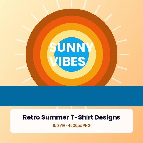 Retro Summer T-Shirt Designs