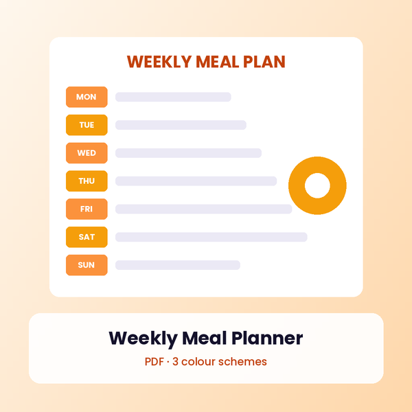 Weekly Meal Planner & Grocery List